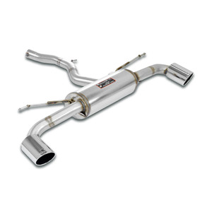 Supersprint Rear exhaust "Racing" Right O100 - Left O100 - 049724