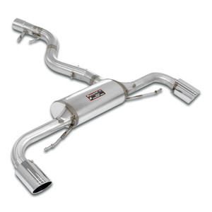 Supersprint Rear exhaust "Racing" Right O100 - Left O100 - 049224
