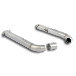 Supersprint Right - Left pipe kit (fits to the stock, secondary catalytic) - 172112