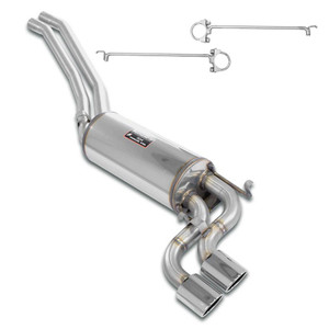 Supersprint Mid-pipe kit + rear muffler "S-Bend" 2 Ov. 90x70 - 173327