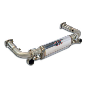 Supersprint Rear exhaust Right + Left "Race" (replace the OEM catalytic converter) - 243134