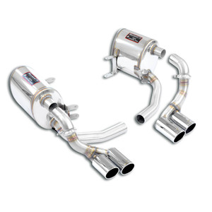 Supersprint Race Mufflers Package, quad tips - 243450
