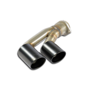 Supersprint Endpipes kit Left OO90 "Gun Metal Grey" - 247246