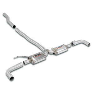 Supersprint Rear exhaust Right - Left "Racing" - 048354