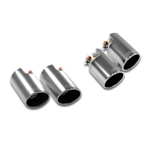 Supersprint Endpipe kit Right OO100 - Left OO100 "Gun Metal Grey" - 249956