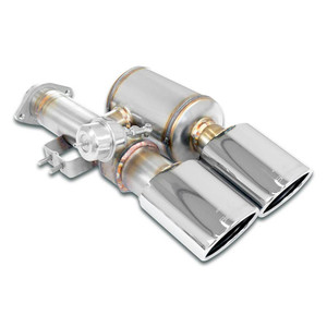 Supersprint Rear exhaust Right 120x80 with valve (Vacuum) - 394407