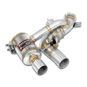 Supersprint Rear exhaust Left with valve - 393734