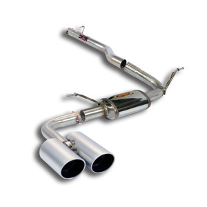 Supersprint Rear exhaust OO90 "Satin" - 521156