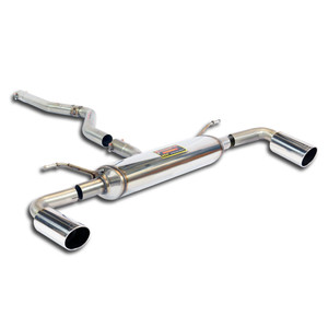 Supersprint Connecting pipe + rear exhaust Right O90 - Left O90 - 521704