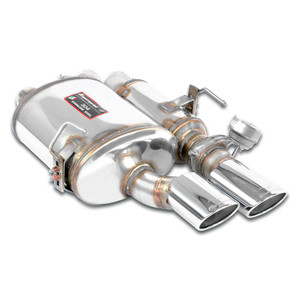 Supersprint Rear exhaust 100x75 with valve - 522707.