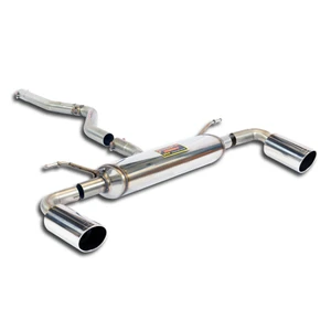 Supersprint Connecting pipe + rear exhaust Right O100 - Left O100 - 521724