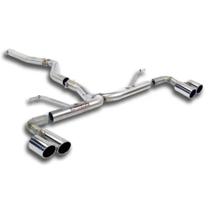 Supersprint Connecting pipe + rear pipe Right OO80 - Left OO80(Muffler delete) - 523816