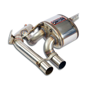 Supersprint Dual Sound rear muffler left with flap - 525334.