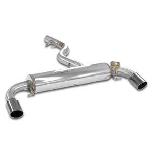 Supersprint Rear exhaust Right O100 - Left O100 with valve - 525624