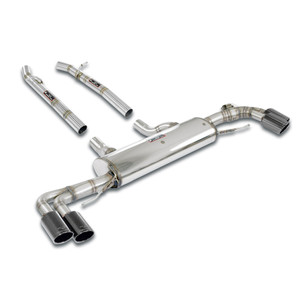 Supersprint Rear exhaust Right "Gun Metal Grey" OO90 - Left OO90 with valve - 525736