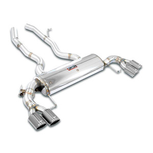 Supersprint Rear exhaust Right "Gun Metal Grey" OO90 - Left OO90 with valve - 525576