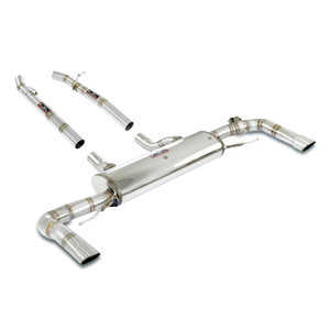 Supersprint Rear exhaust right - left with valve - 525704