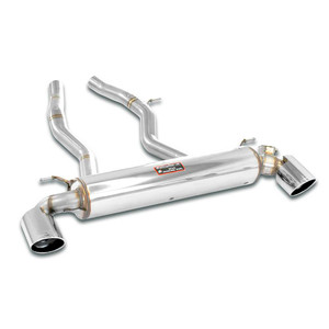 Supersprint Rear exhaust Right O120 - Left O120 with valve - 525924