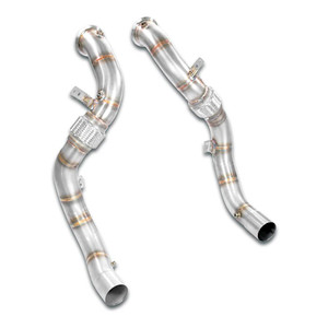Supersprint Turbo downpipe kit Right - Left (Replaces catalytic converter)Accepts the stock "Cat.-Back" system - 526911