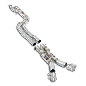 Supersprint J-Pipe Race PackageDeletes the secondary catalytics + OPFs  + mid resonatorAccepts the Std - Oem muffler - 527710