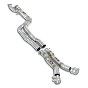Supersprint J-Pipe Race PackageDeletes the secondary catalytics + mid resonatorsAccepts the Std - Oem muffler - 528450