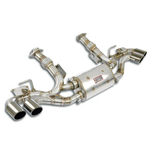 Supersprint Rear exhaust right - left with valve, 4 endpipes OO 100 - 532126