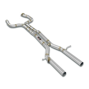 Supersprint Front pipe + mid section right left (Deletes the secondary catalytics and eliminates AFM valves) - 532513