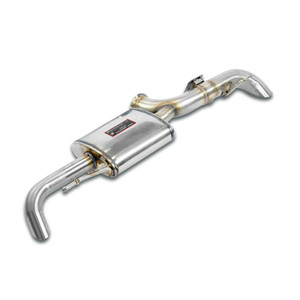 Supersprint Dual Sound rear muffler right-left, with flapFor Standard bumper or "AMG Line" Package - 724054