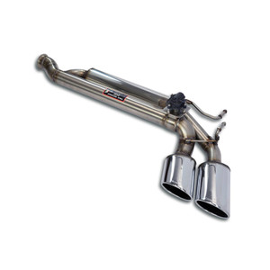 Supersprint Rear exhaust Left 120x80 with valve - 724537