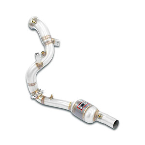 Supersprint Downpipe Left + Metallic catalytic converter(Replaces pre-catalytic converter) - 724881