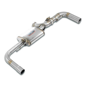 Supersprint Dual Sound rear muffler right, with flap - 724174