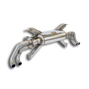 Supersprint Rear exhaust with valves Right - Left 4 exits(Deletes the stock, secondary catalytics - fits to the stock endpipes)-8,5 Kg - 768354