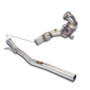 Supersprint Turbo downpipe kit + Metallic 200 CPSI catalytic converterFor OEM centre exhaust - 771741