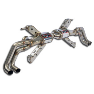 Supersprint Rear exhaust "Racing" Right - Left 4 exits(Deletes the stock, secondary catalytics - fits to the stock endpipes)-19,0 Kg - 776034