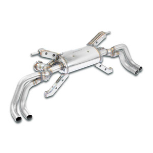 Supersprint Rear exhaust with valves Right - Left 4 exits(Deletes the stock, secondary catalytics - fits to the stock endpipes)-14,0 Kg - 776054