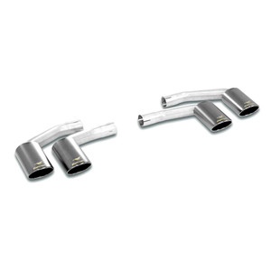 Supersprint Endpipe kit Right + Left 4 exit 100x75 "Gun Metal Grey" - 779447