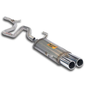 Supersprint Rear exhaust OO76 + connecting pipe STEEL 409 - 815706.