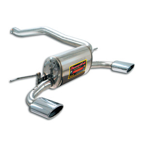 Supersprint Rear exhaust Right + Left 2 exit 145 x 95 - 843105