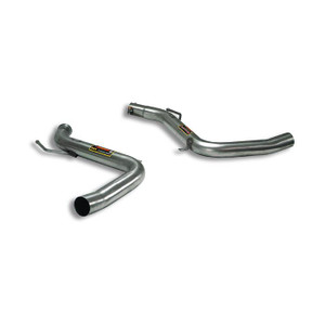 Supersprint Connecting pipes kit Left-R. for OEM centre muffler - 845743