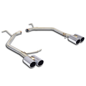 Supersprint Rear pipes RightOO80 - LeftOO80(Muffler delete) - 916316