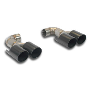 Supersprint Endpipe kit RightOO90 - LeftOO90 "Gun Metal Grey" - 982146
