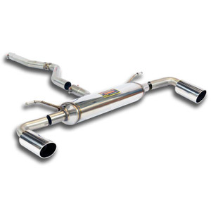 Supersprint Connecting pipe + rear exhaust Right O90 - Left O90 - 983704