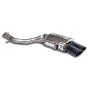 Supersprint Rear exhaust Right 100x75 "Gun Metal Grey" - 983047