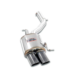 Supersprint Rear exhaust Left 100x75 "Gun Metal Grey" - 986457