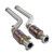 Supersprint Front pipe with  Metallic catalytic converter Right + Left - 044902