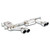 Supersprint Rear muffler Right - Left"RACING LIGHT" - 045006