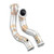 Supersprint Turbo downpipe kit( Replace pre-catalytic converter )(Left / Right Hand Drive)For xi (4x4) models - 046111