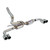 Supersprint Rear exhaust "Racing" Right OO90 - Left OO90 - 048436