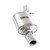 Supersprint Rear exhaust Left "Racing" O90 - 049034