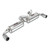 Supersprint Rear exhaust Right 100% Stainless Steel O76 + Left O76 - 151704.